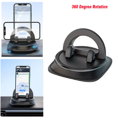 Kebidumei 360° Rotatable Silicone Car Dashboard Phone Holder