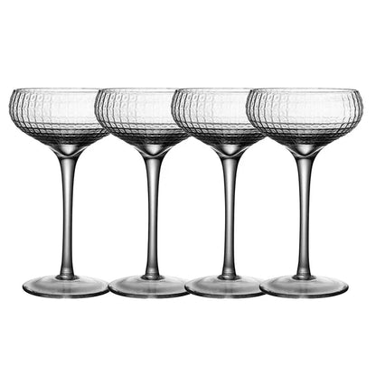 4PCS 200ML Coupe Cocktail Glass