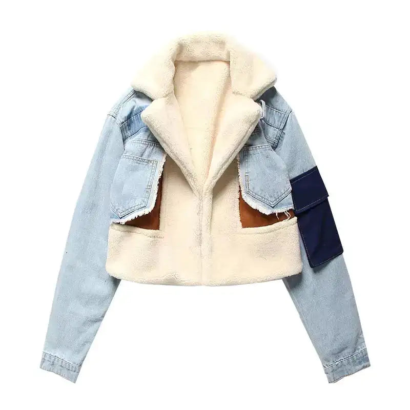 Denim Sherpa Jacket