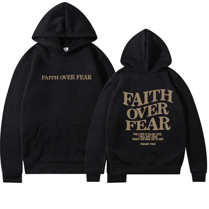 Faith Over Fear Christian Hoodie