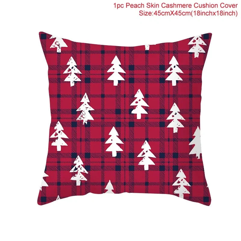 Cartoon Christmas Pillow Cover