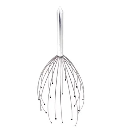 Stainless steel head massager