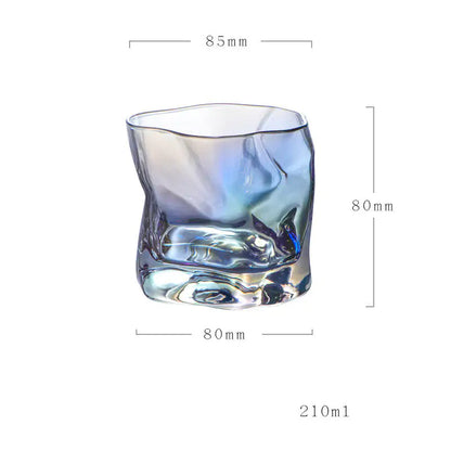 Unique Irregular-Shaped Whiskey Glass