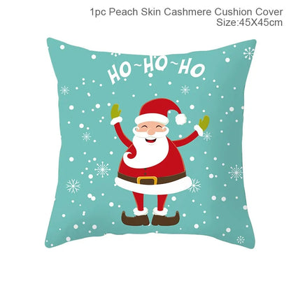 Cartoon Christmas Pillow Cover