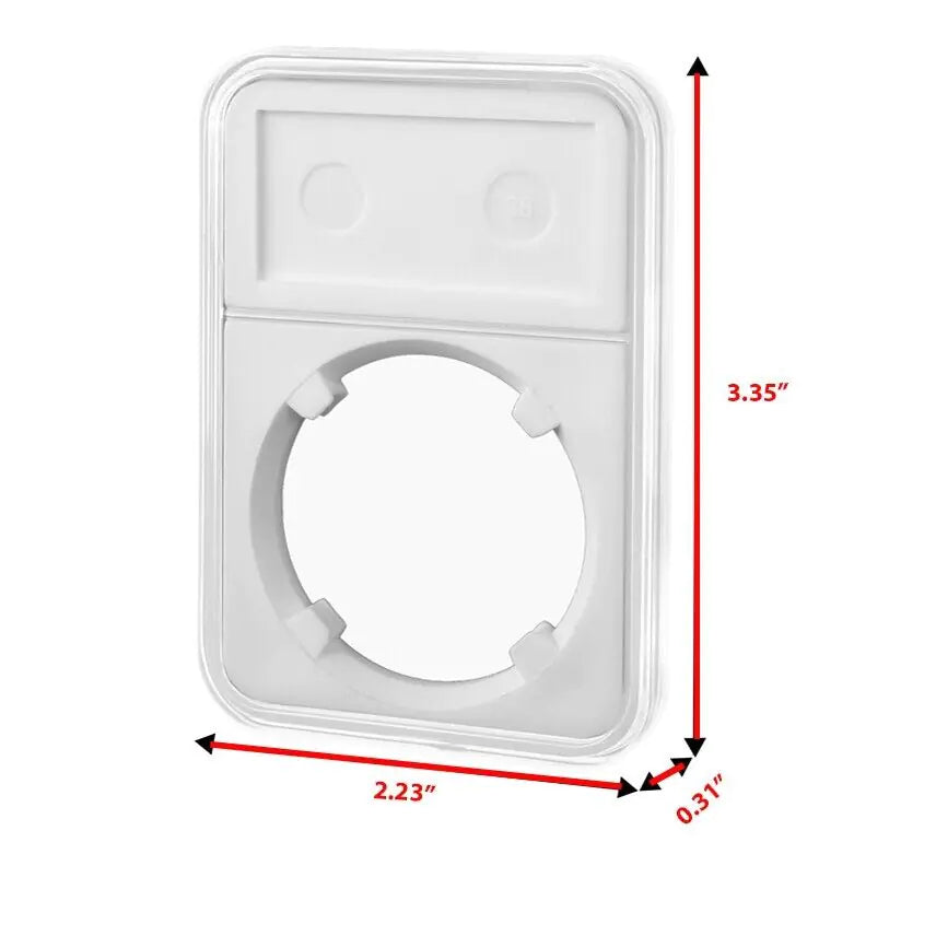 10pcs Coin Display Slabs 38mm Graded Storage for MORGAN/PEACE/IKE SILVER DOLLAR