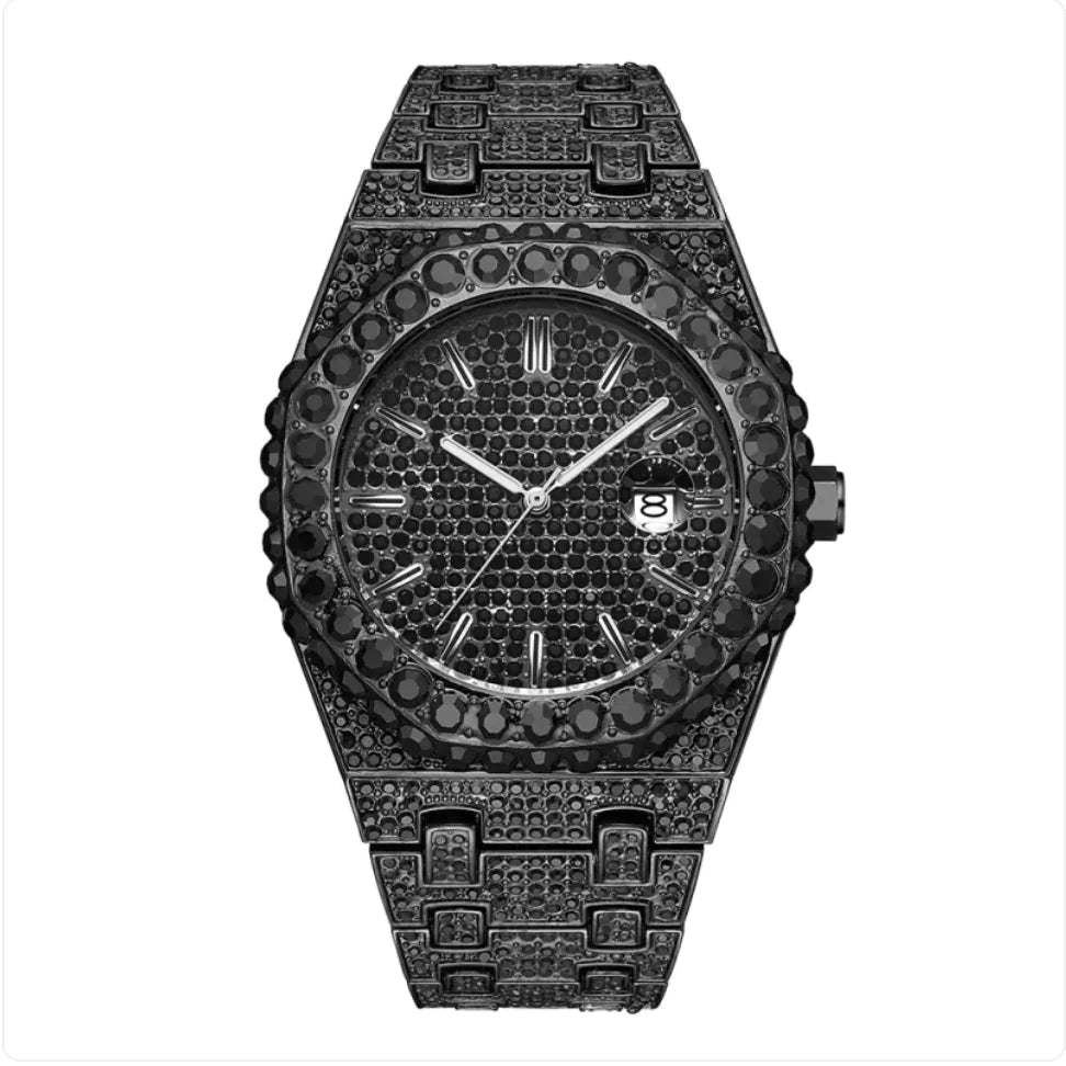 Men's Fashion Starry Diamond Quartz Watch