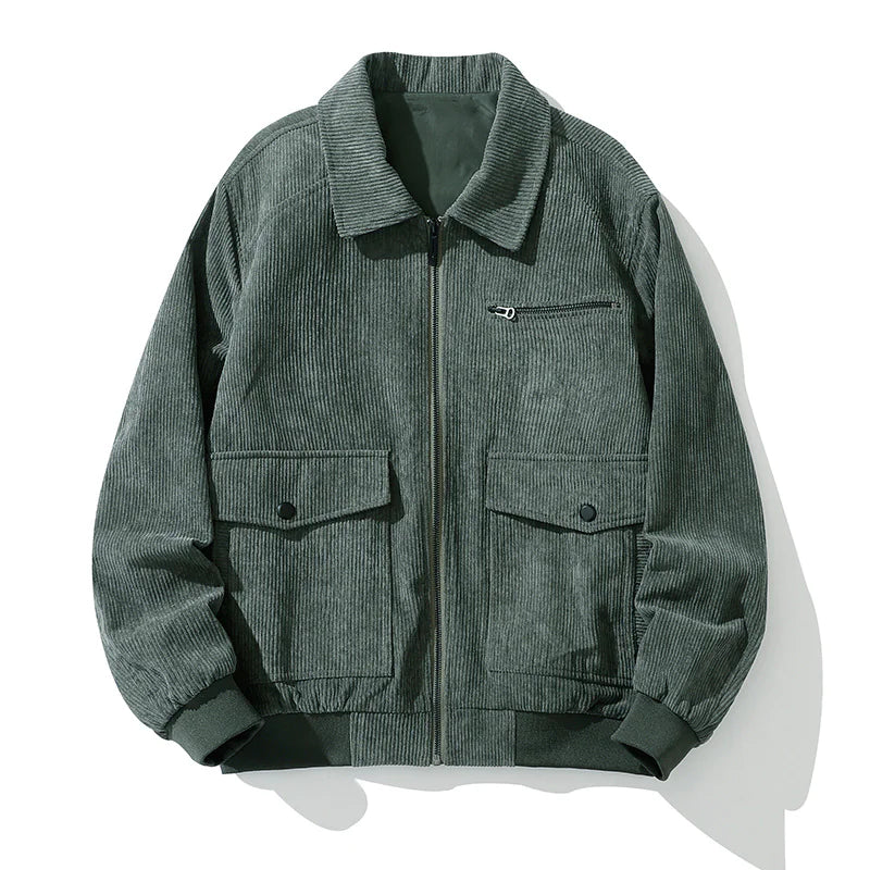 Men's Double Pocket Corduroy Jacket