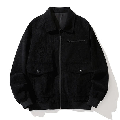 Men's Double Pocket Corduroy Jacket