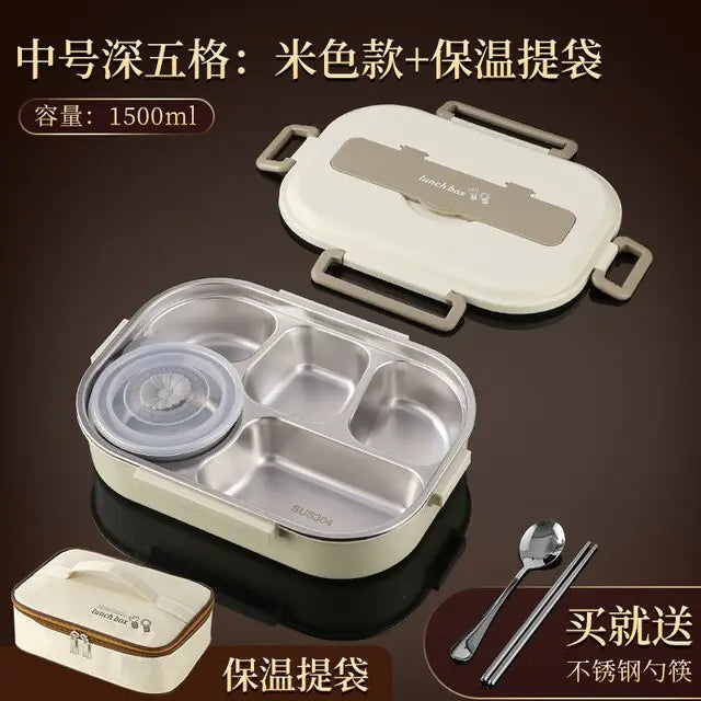 304 stainless steel compartment insulated lunch box