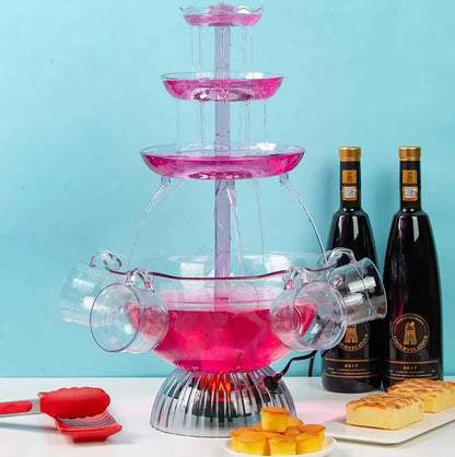 Fountain Machine Wine Drink Waterfall