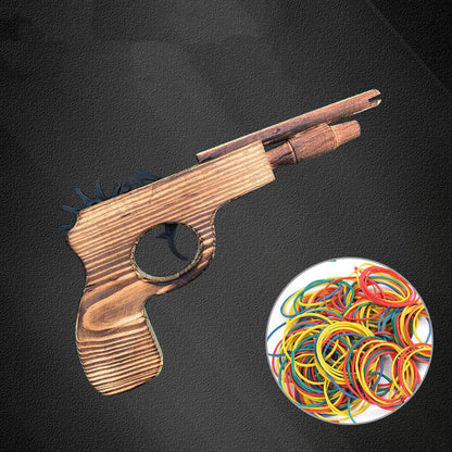 Wooden Rubber Band Launcher