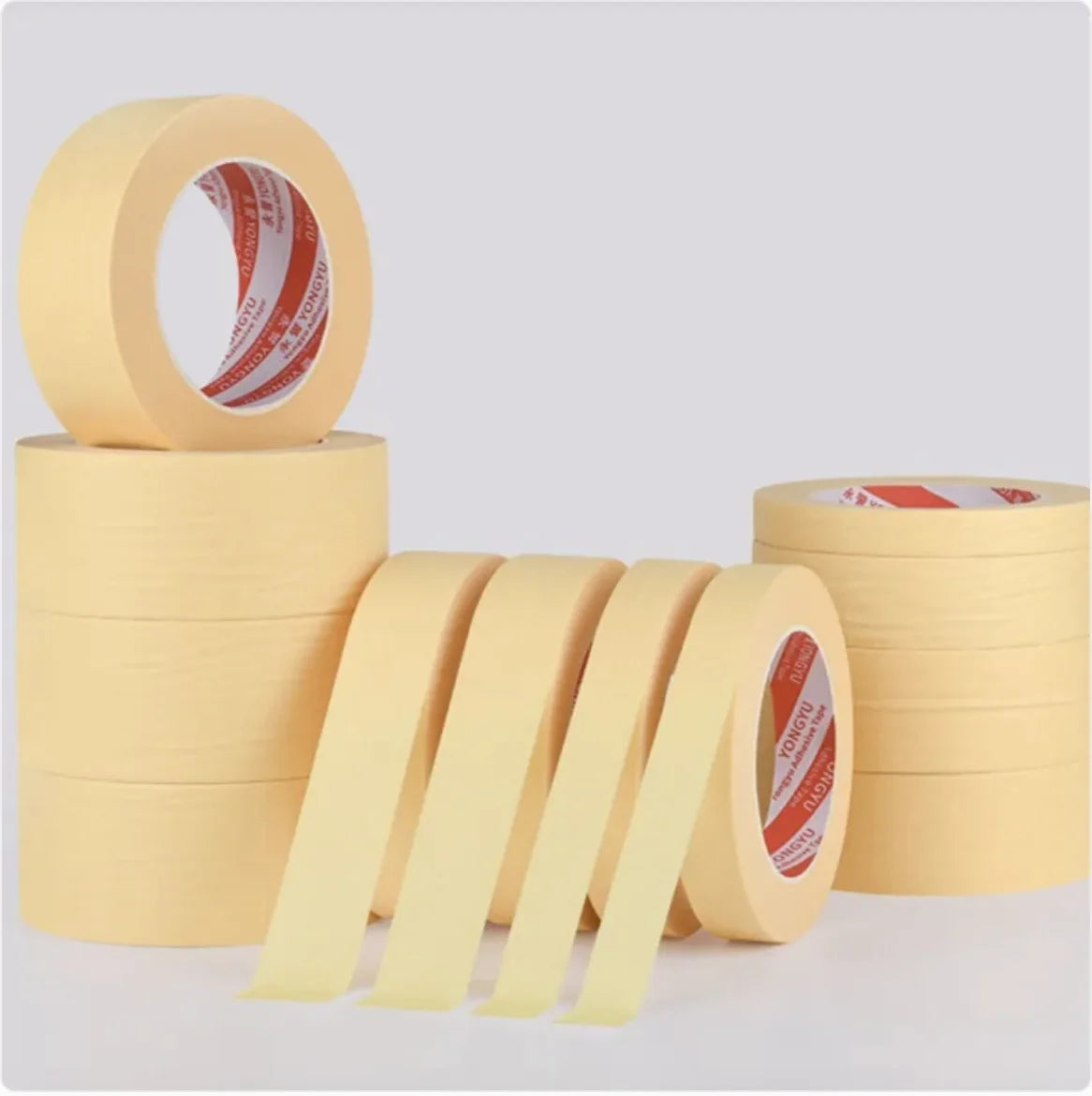 High-Temperature Resistant Masking Tape – Easy-to-Tear Adhesive Glassine Tape with Strong Adhesion