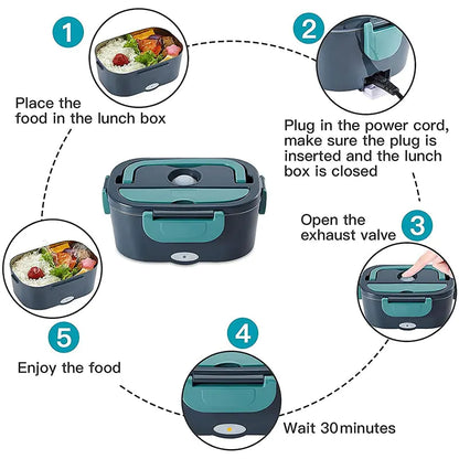 Dual Use Electric Heated Lunch Box