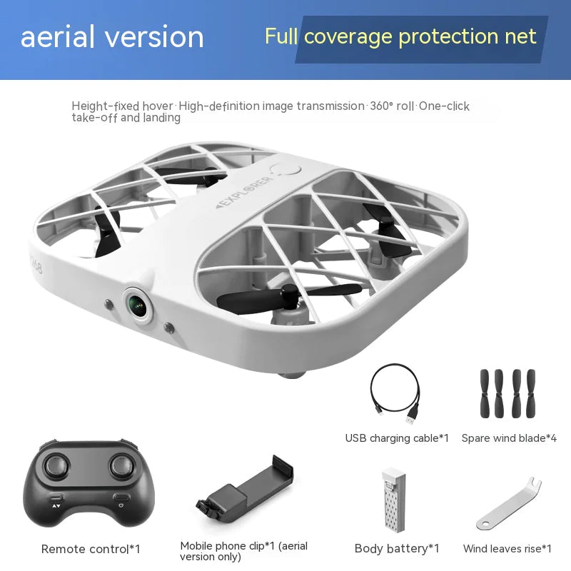 JJRC Mini 4K HD Drone with Protective Cover