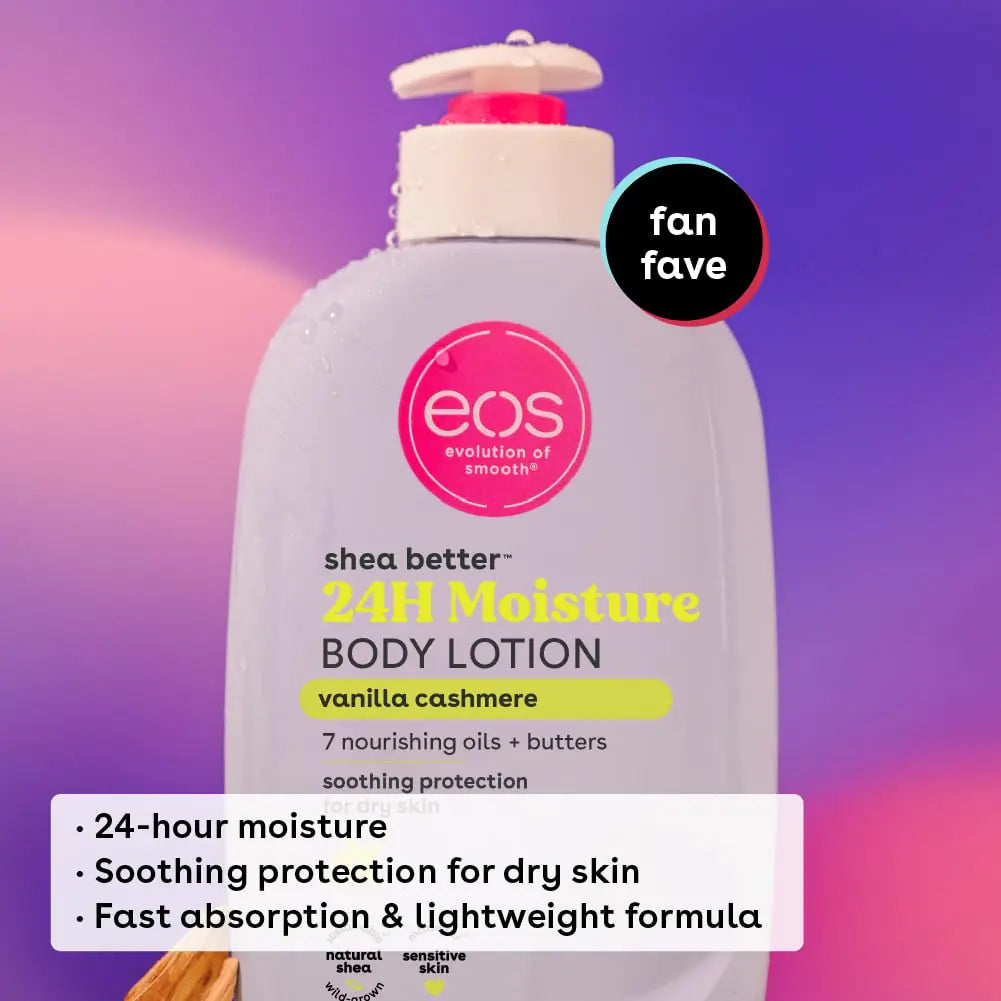 Bundle of eos Shea Better Body Lotion- All Scents Every Body Lotion Bundle 5 Pack