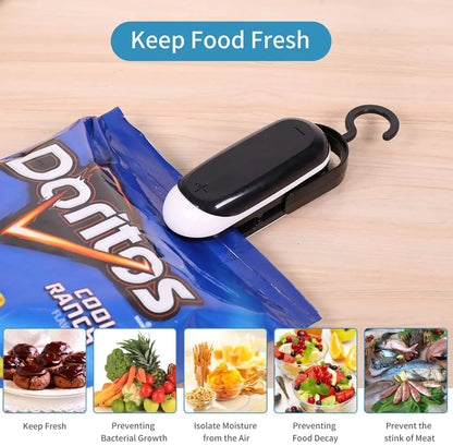 Portable Mini Bag Sealer Food Vacuum