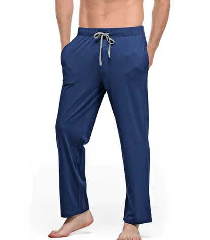 Casual Pants Cotton Solid Color Pyjamas