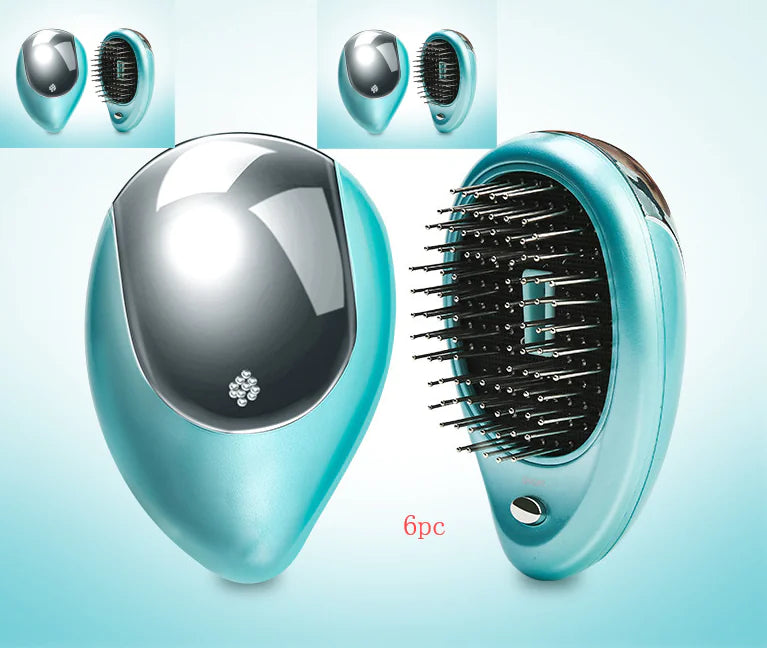 Mini Electric Massage Comb with Ion Vibration