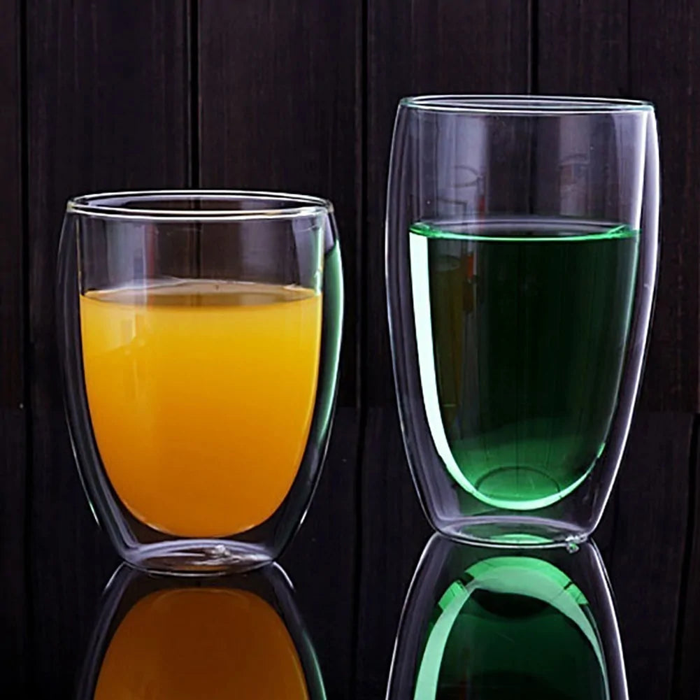 Double Wall Glass Cup Water Bottle