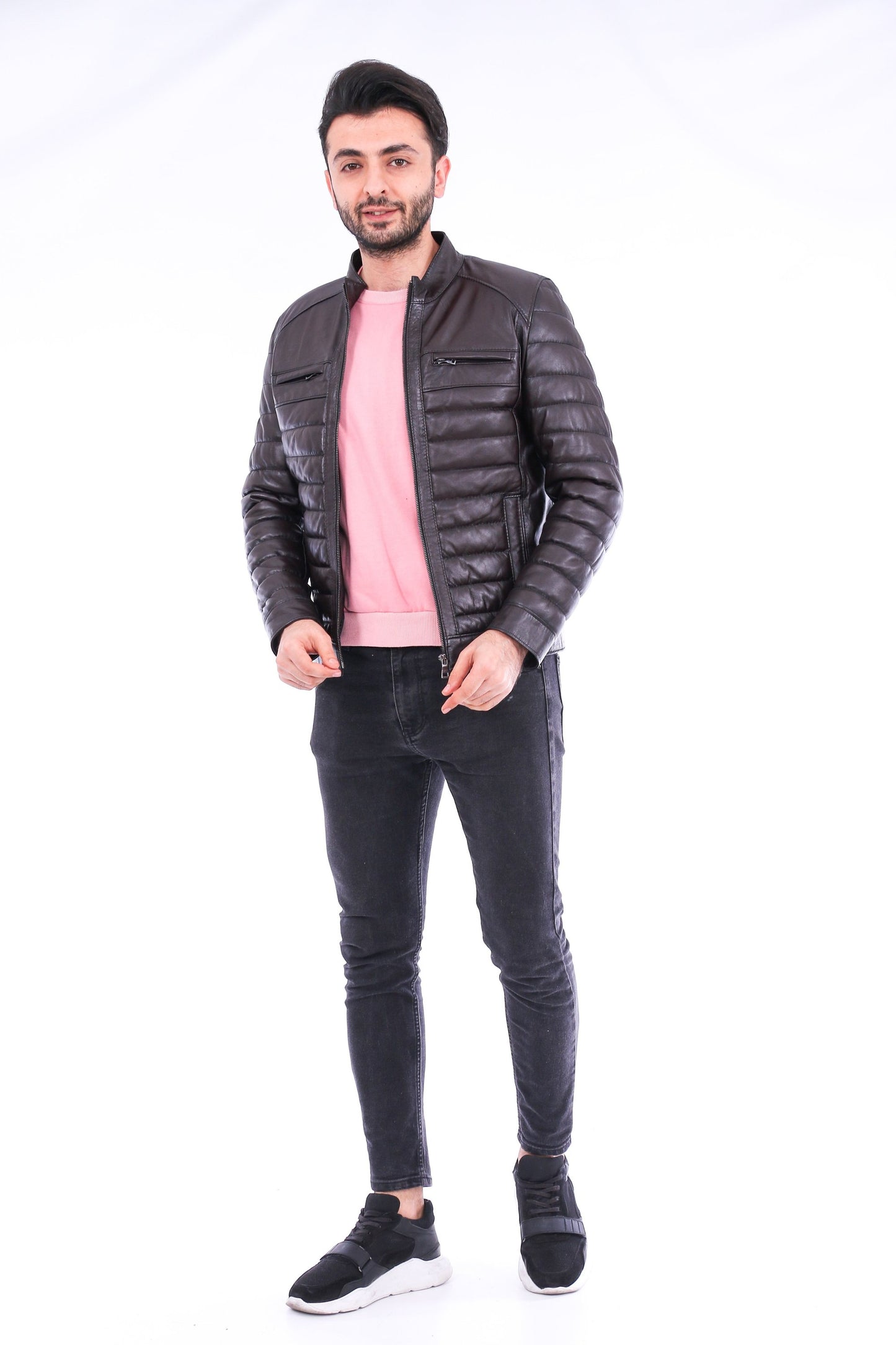 Loano Quilted Biker Jacket