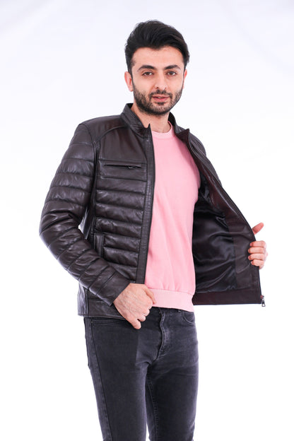 Loano Quilted Biker Jacket