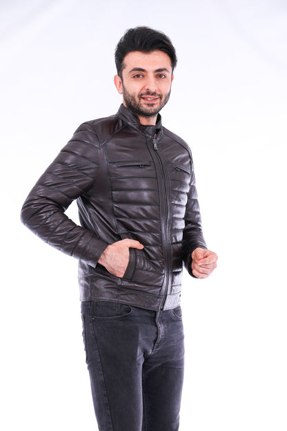 Loano Quilted Biker Jacket