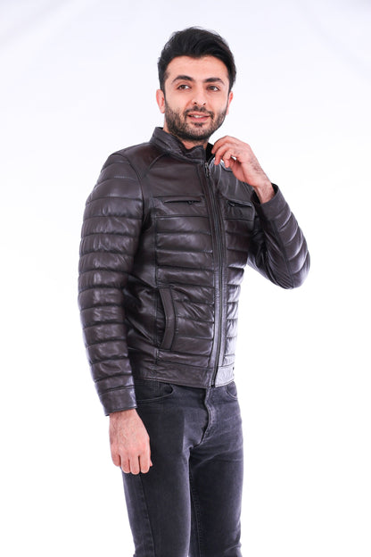 Loano Quilted Biker Jacket