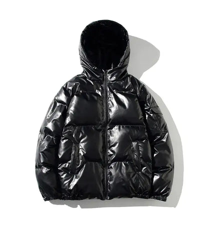 Glossy Quilted Puffer Jacket