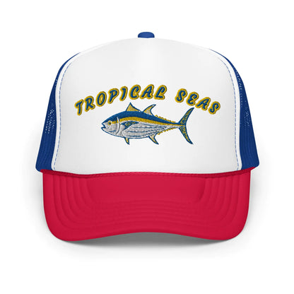 Tropical Seas Tuna Foam trucker hat