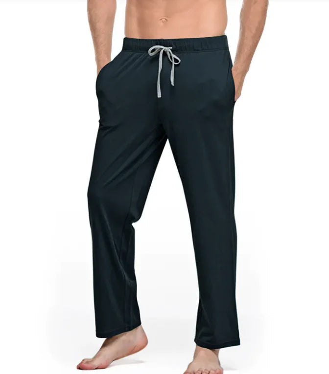 Casual Pants Cotton Solid Color Pyjamas