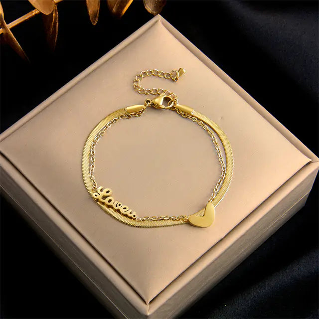 Gold Bangle Bracelet