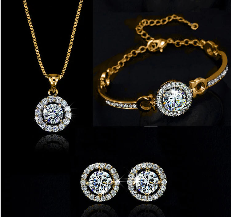 Silver & Gold Jewelry set