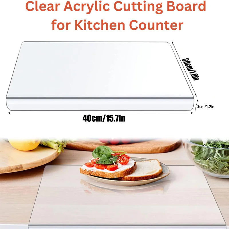 Non-Slip Acrylic Kitchen Chopping Board