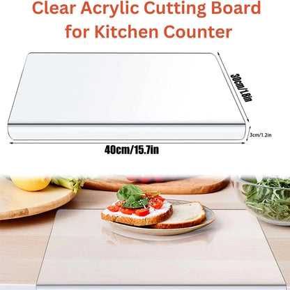 Non-Slip Acrylic Kitchen Chopping Board