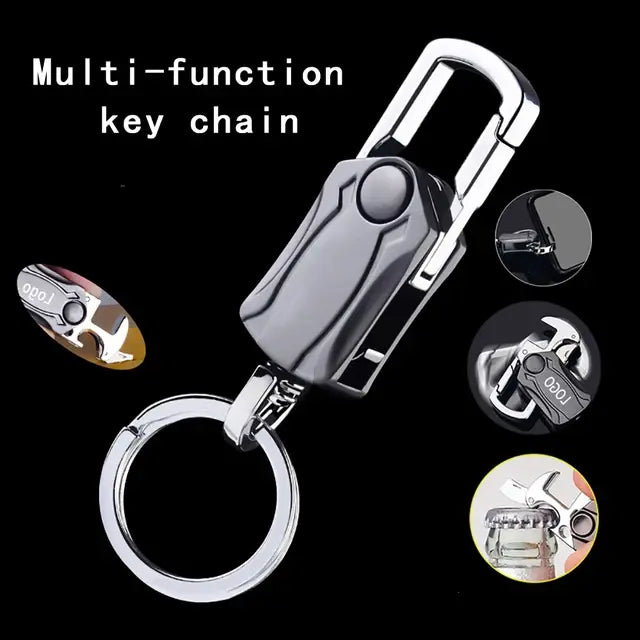 Double Ring Metal Key Chain