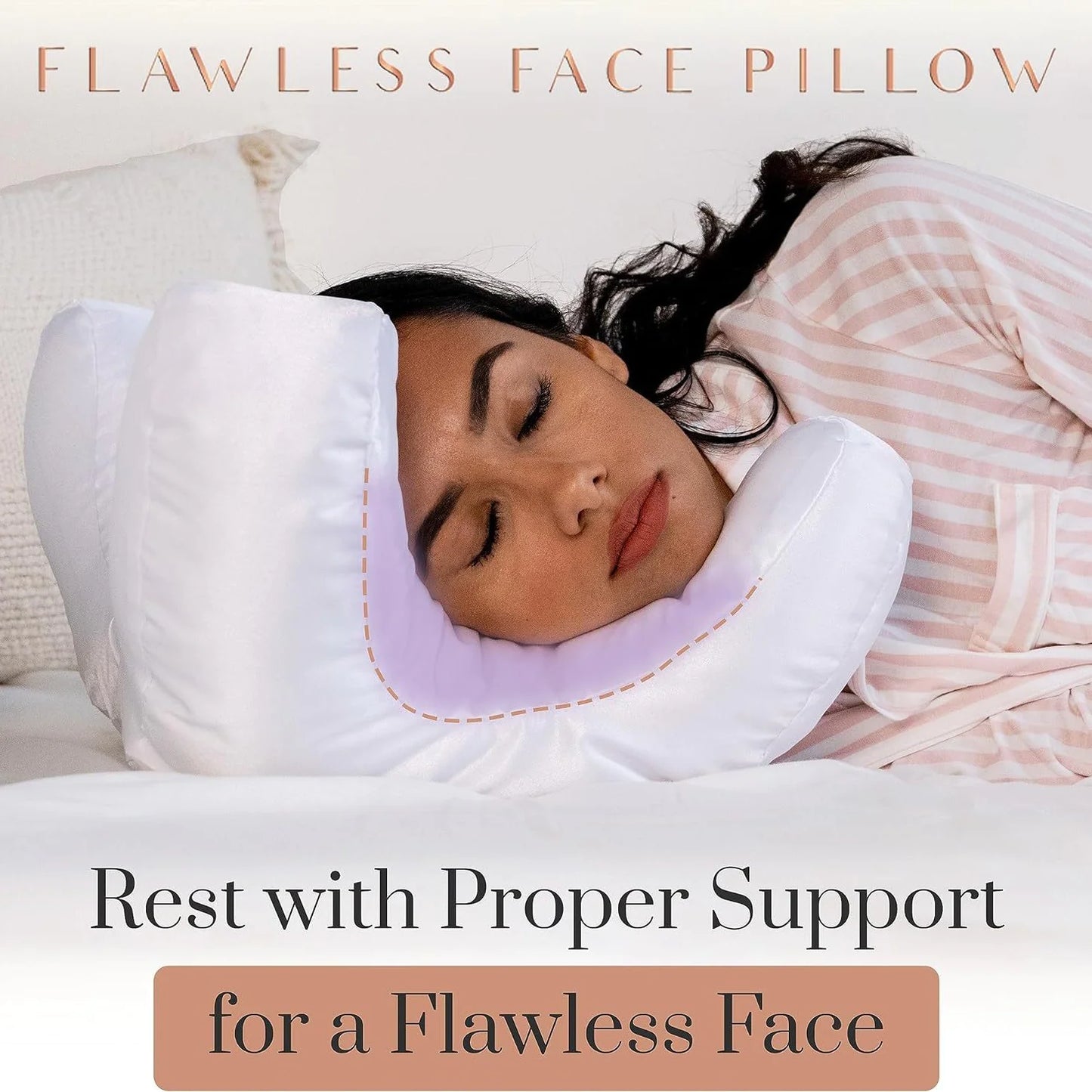 SilkGlow Beauty Sleep Pillow