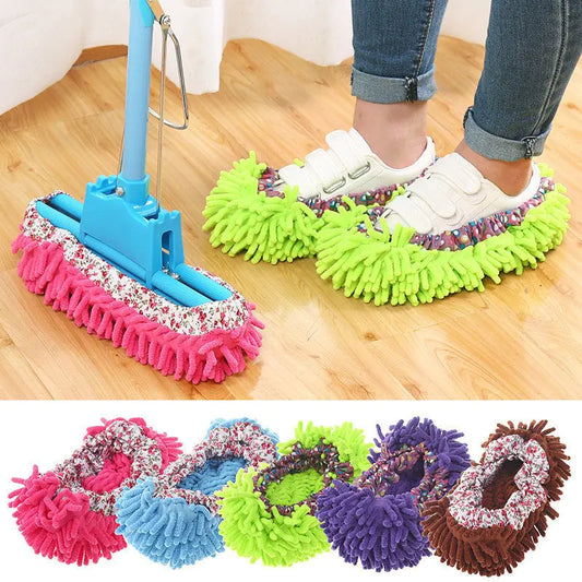 Multifunction Floor Dust Cleaning Slippers Shoes