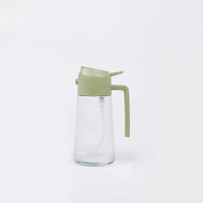 2 in 1 Olive Oil Dispenser Bottle for Kitchen, Oil Sprayer for Cooking