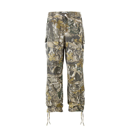 Unisex Camouflage Loose Straight Long Pants