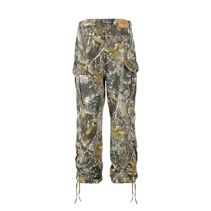 Unisex Camouflage Loose Straight Long Pants