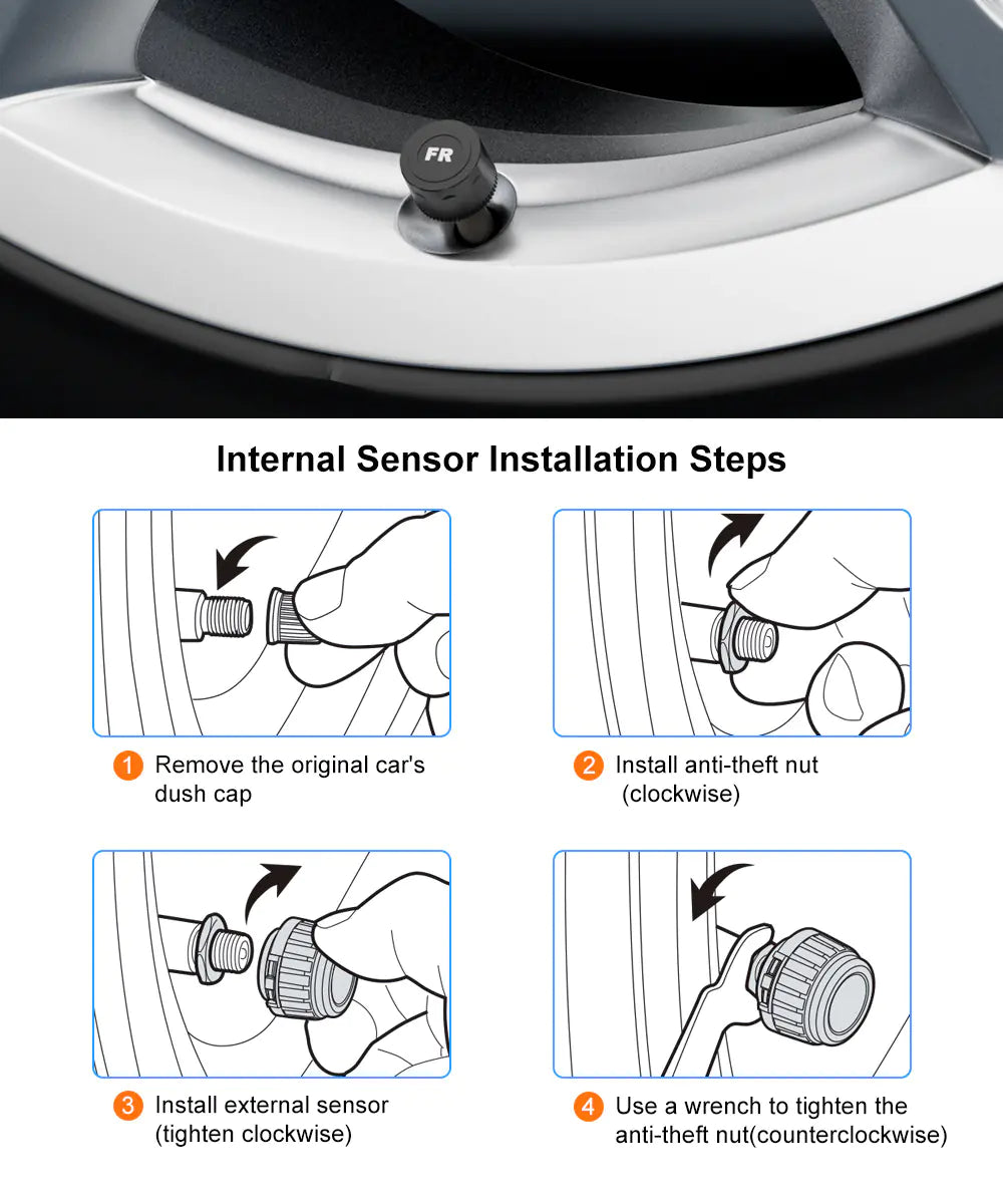 TPMS with External Sensors