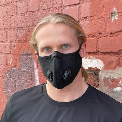 Performance Sports Face Mask with Activated Carbon Filter and