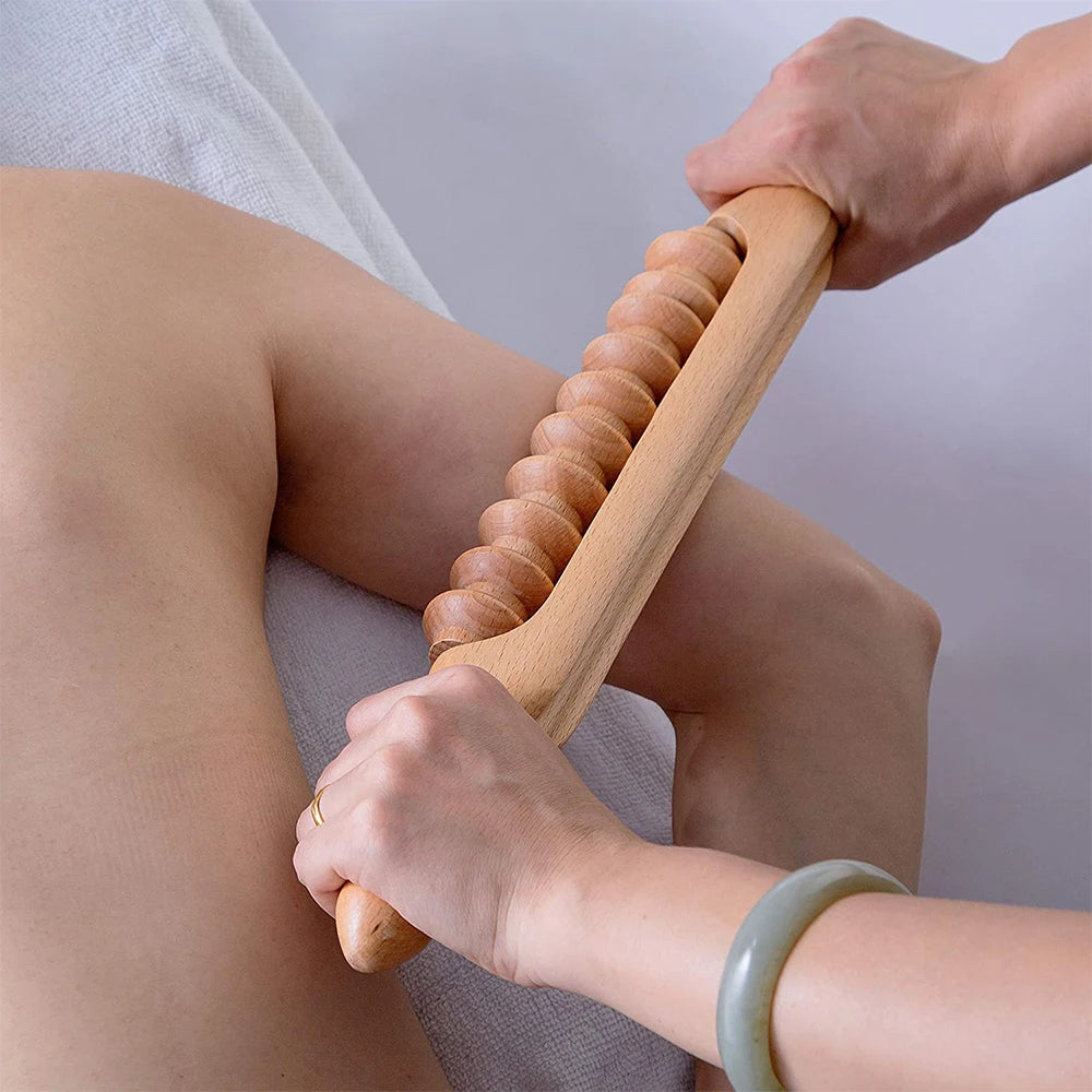 Wooden Lymphatic Drainage Roller