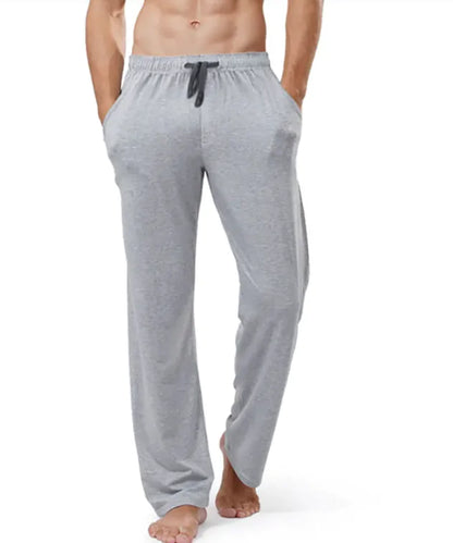 Casual Pants Cotton Solid Color Pyjamas