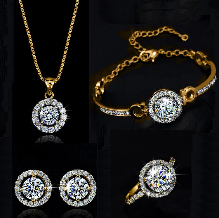 Silver & Gold Jewelry set