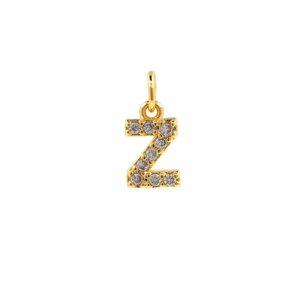 A-Z Initial Zirconia Charm Bracelet for Women