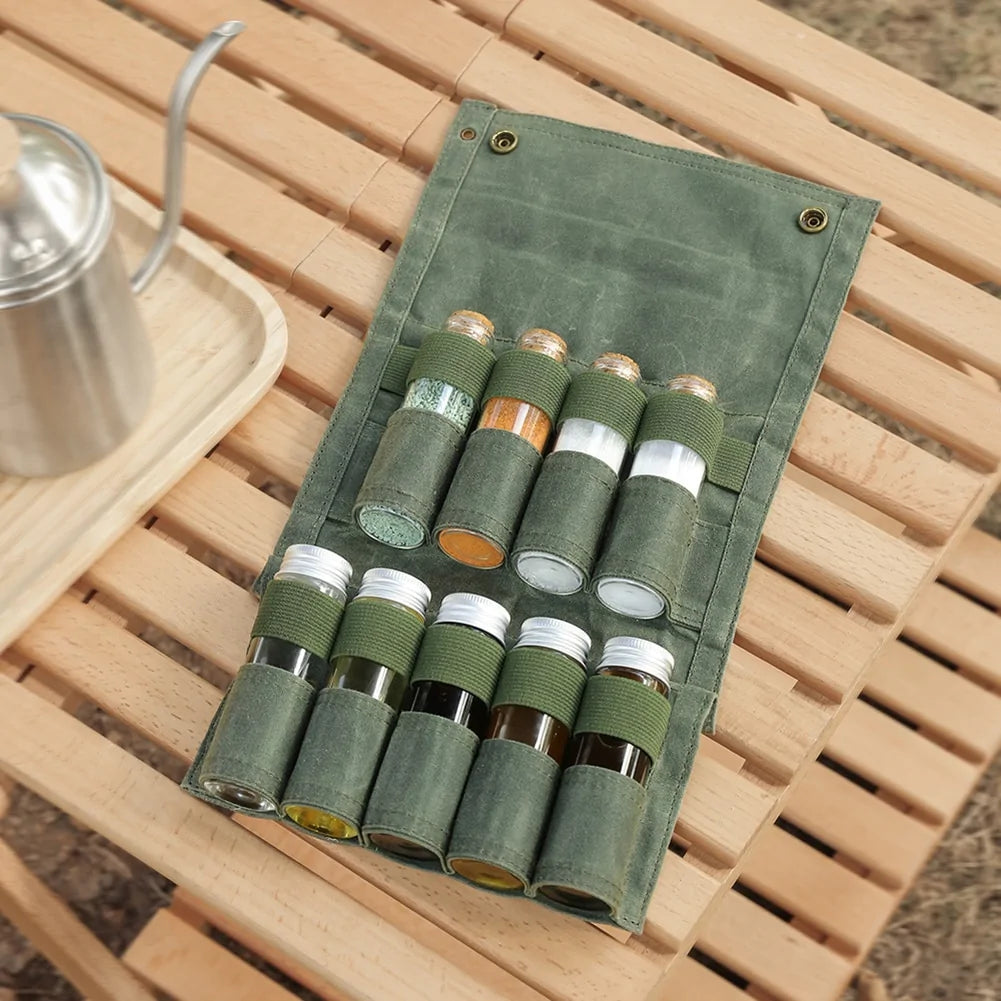 Portable Spice Bottle Set Bag