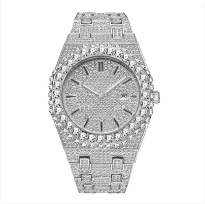 Men's Fashion Starry Diamond Quartz Watch