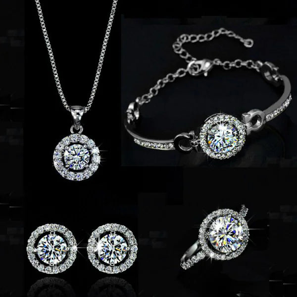 Silver & Gold Jewelry set