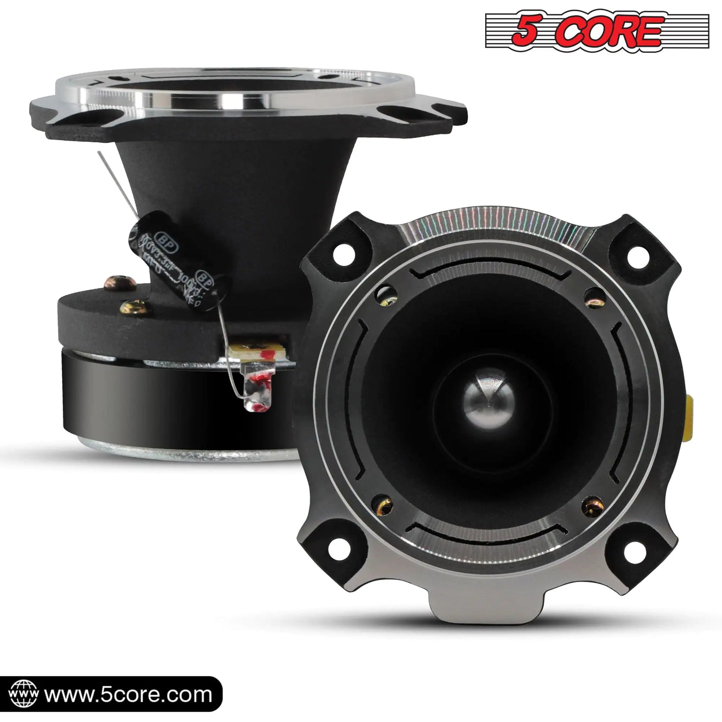 5Core Tweeters Speakers Car Audio Pair 600W Peak 3.5 Inch Super Bullet Tuiters Para Sonido Para Carro